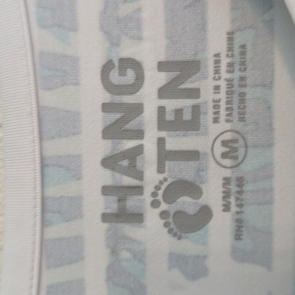 Hang Ten Long Sleeve Top Women's Size Medium Zipper Pocket At Back - Picture 8 of 10